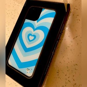 Brand new with tags wildflower iPhone 13 case blue heart design!